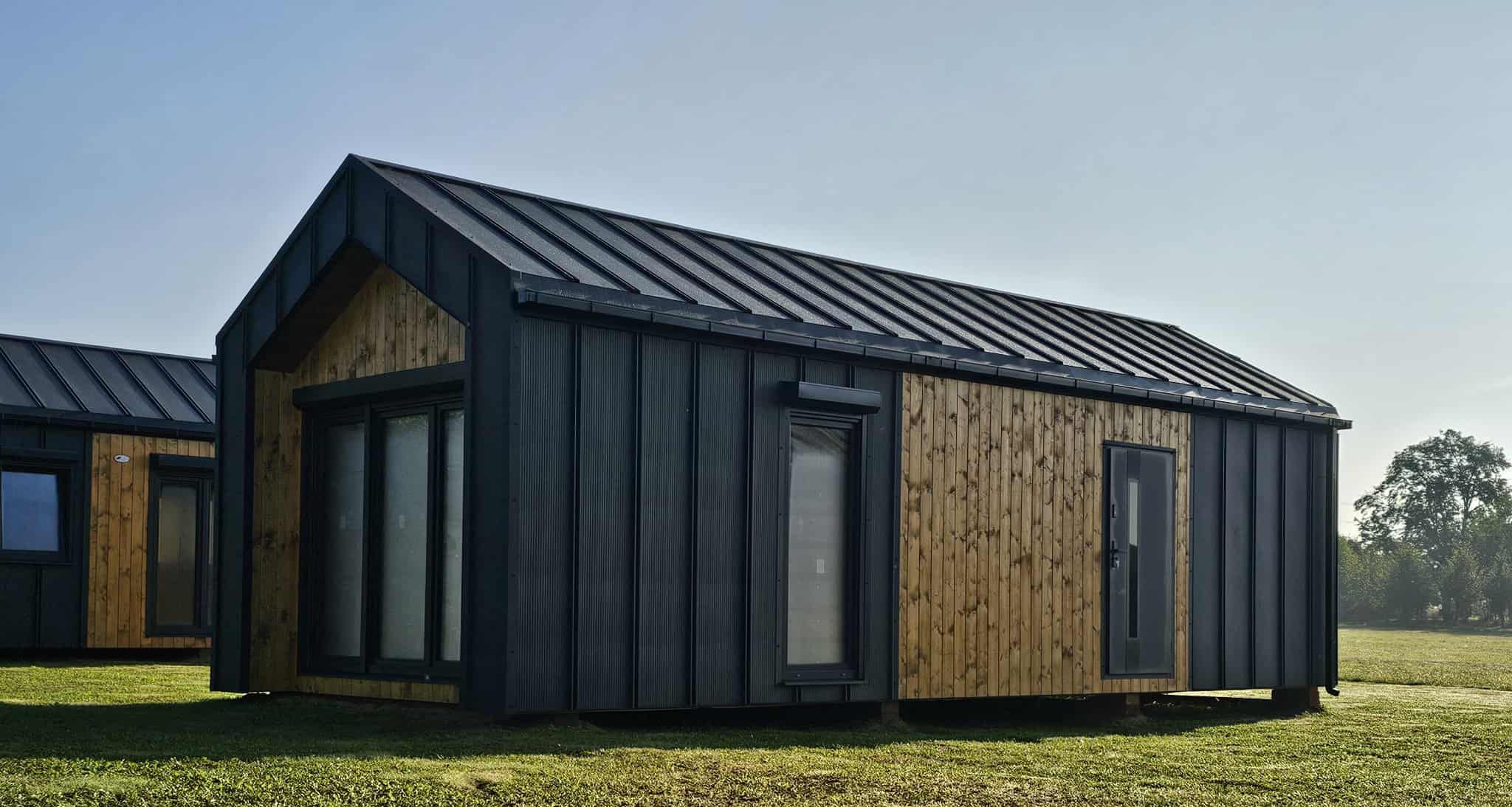 Vakantiepark met modulaire stacaravans